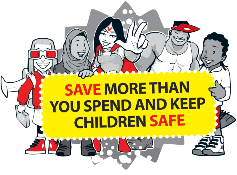 Save more than you spend and keep children safe