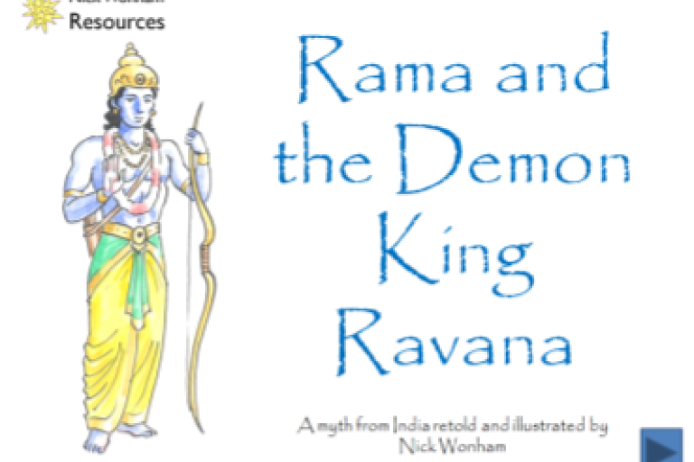 Rama and the Demon King Ravana