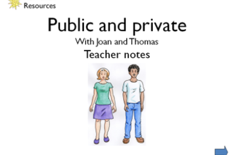 Public and Private Teacher notes