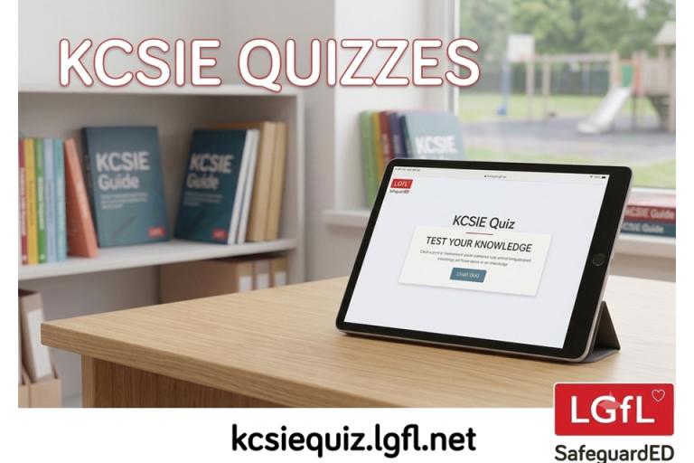 image of a device with kcsie quizzes written on it
