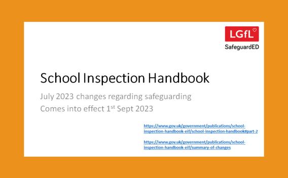 School Inspection Handbook July 2023