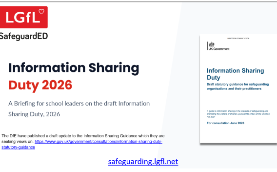first slide of presentation about the Information Sharing Duty