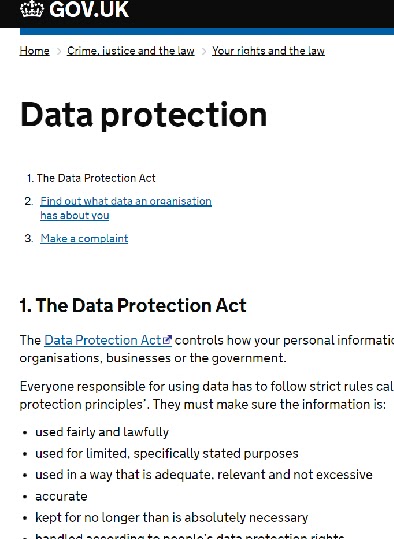 LGfL Data Protection Obligation (gov.uk)