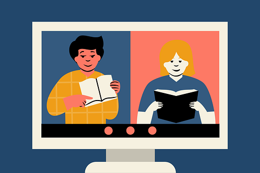 Online learning graphic