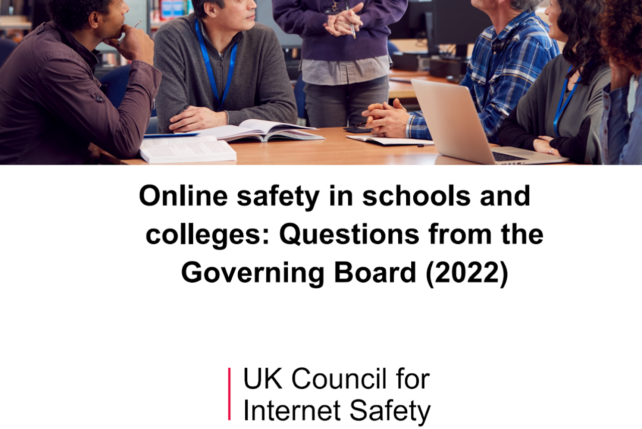 Online safety in schools and colleges: Questions from the Governing Board (2022)