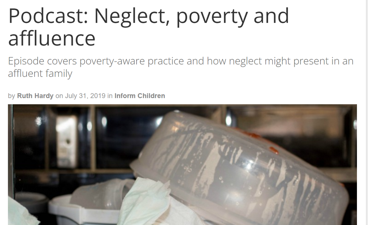 Podcast: neglect poverty & affluence