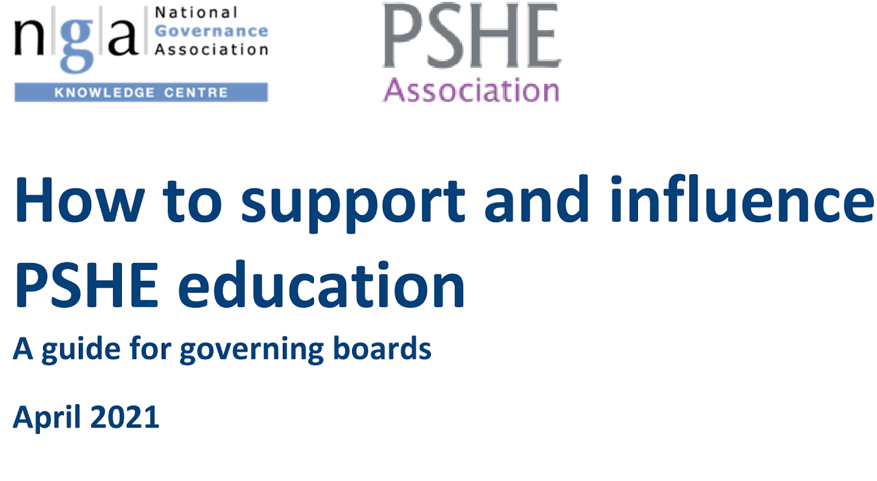 How to support and influence PSHE education