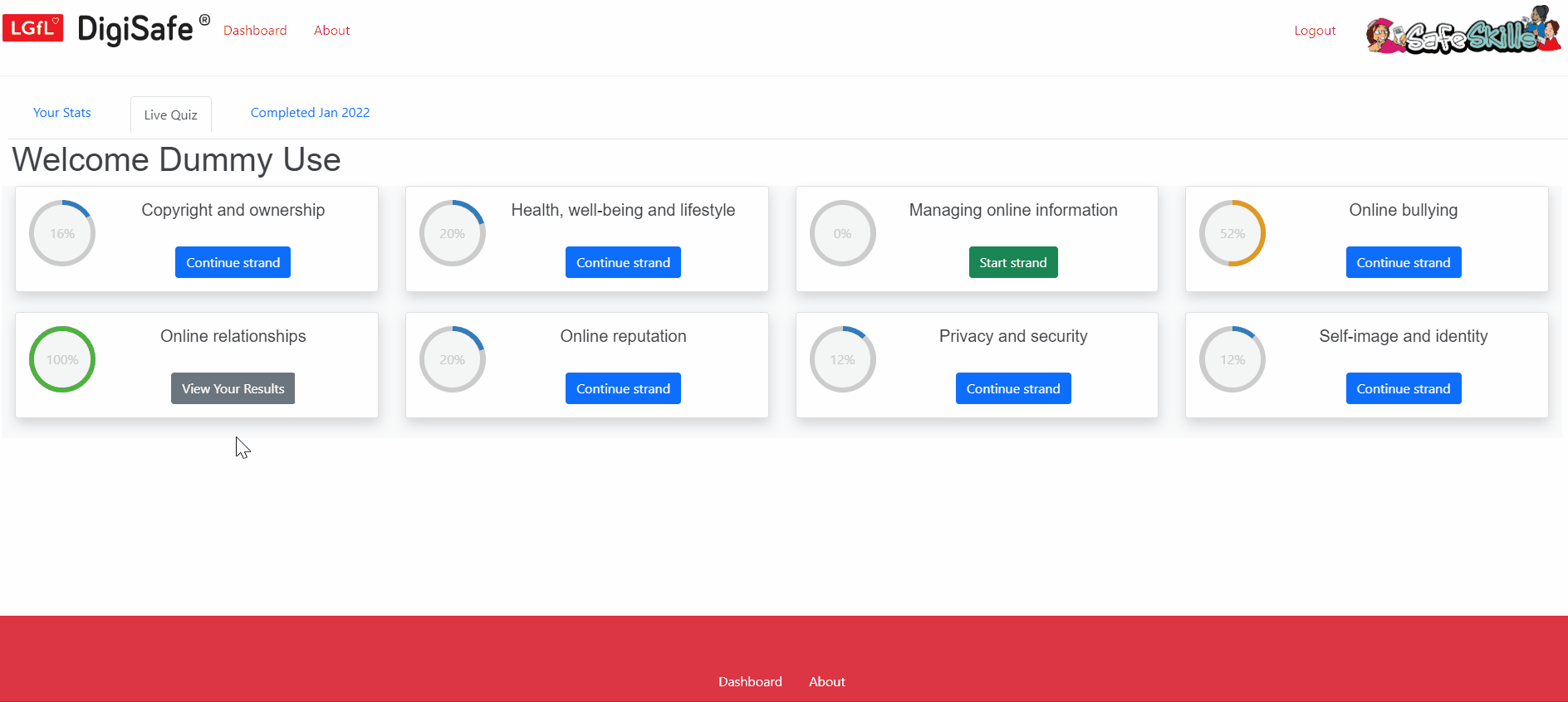 Students - how to access certification and feedback gif