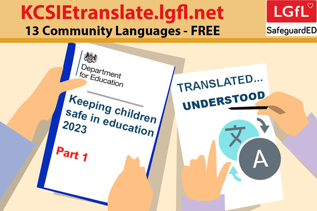 KCSIE Translate 13 Community Languages