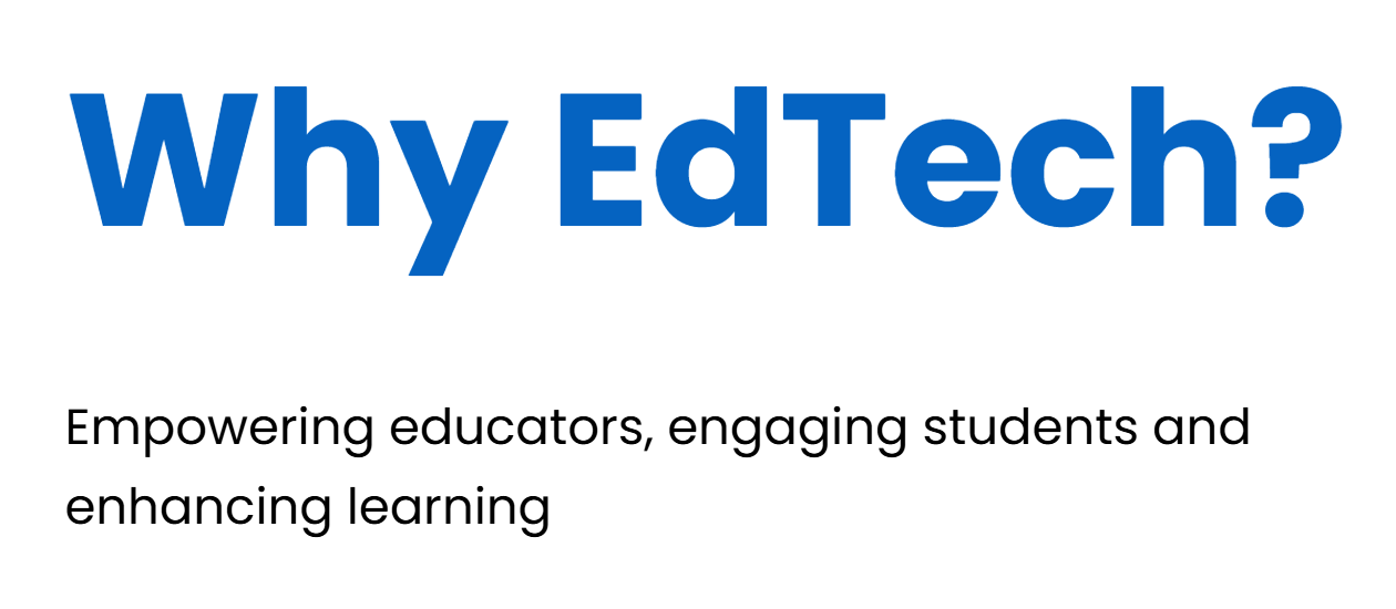 Why EdTech