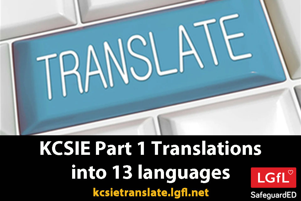 KCSIE Translate 13 Community Languages