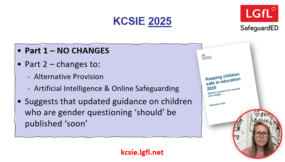 Keep Children Safe in Education LGfL Webpage
