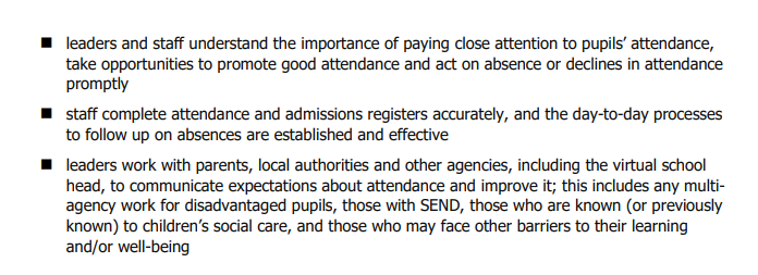 pg 38 from School Inspection Handbook
