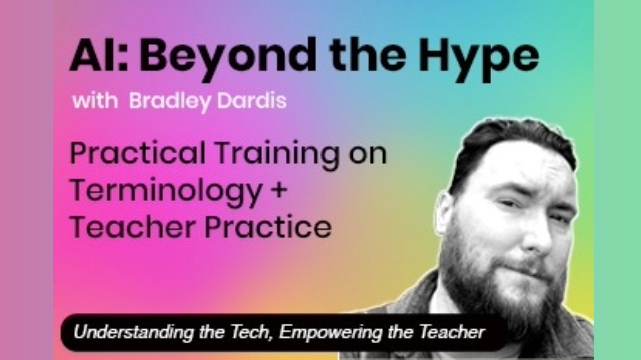 Ai Beyond the Hype. Practical Training and Terminology and Teacher Practice
